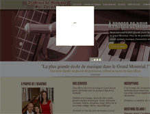 Tablet Screenshot of academiedemusiquestedorothee.com